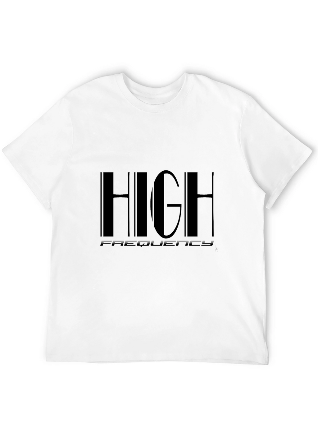 High Frequency Black T-Shirt