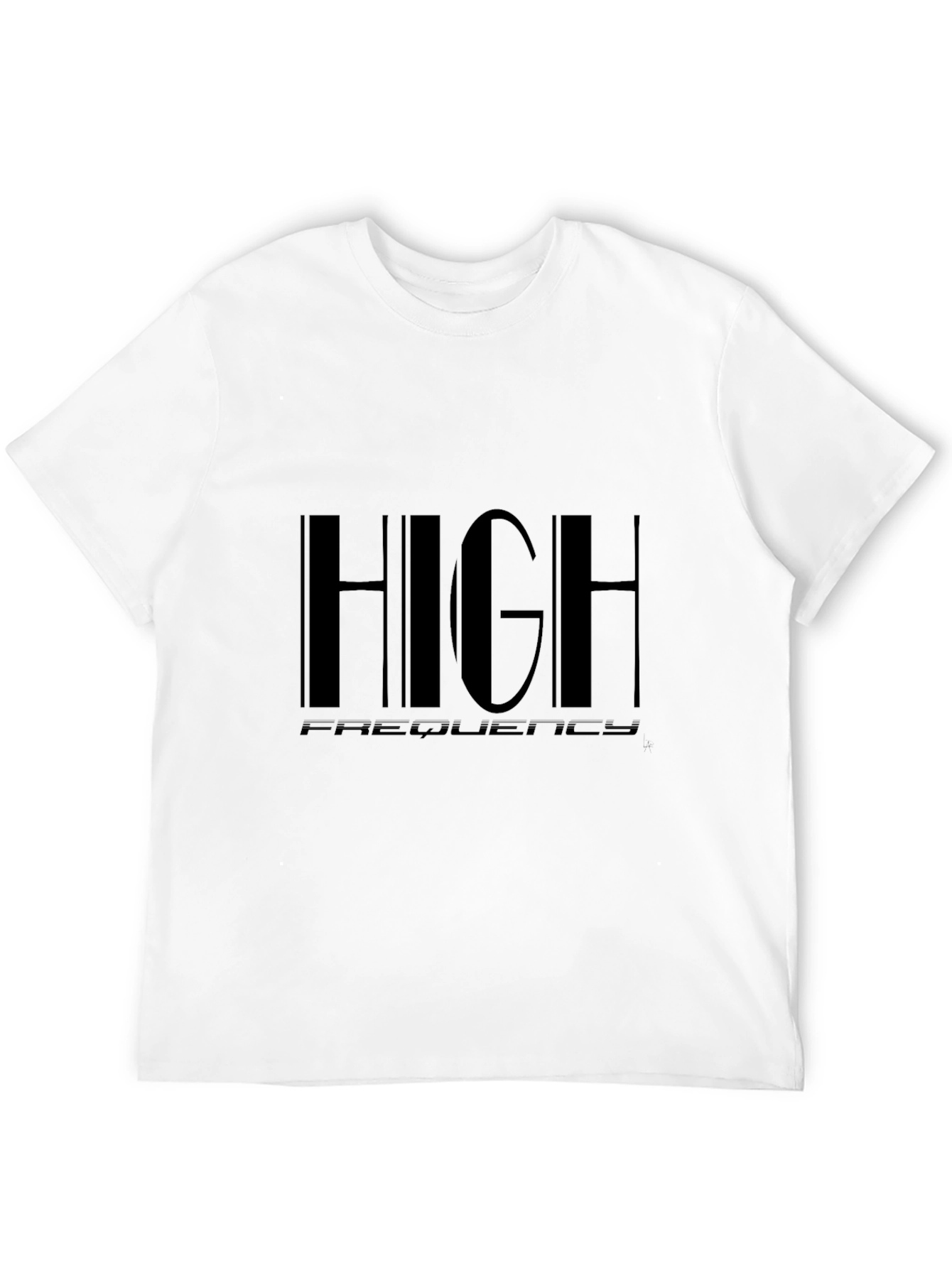High Frequency Black T-Shirt