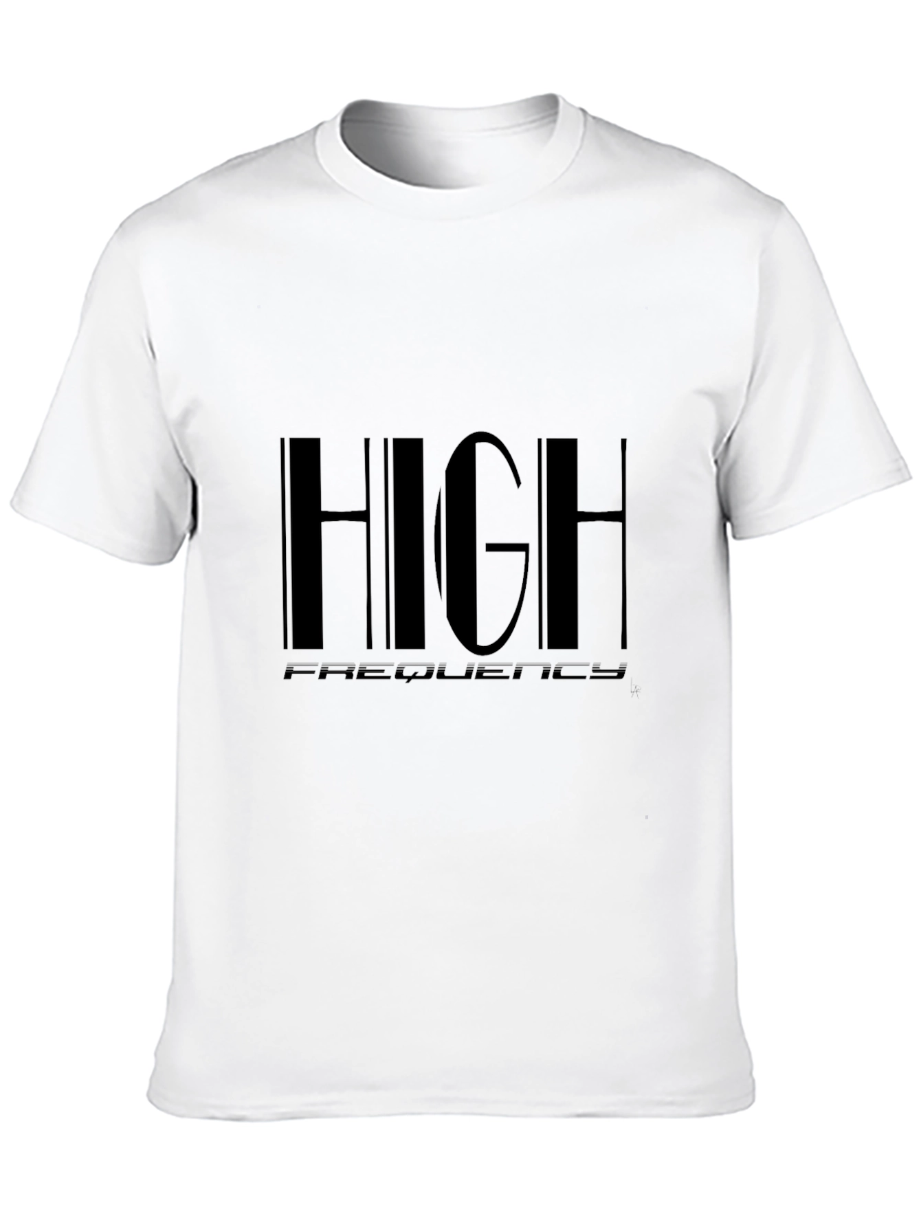 High Frequency Black T-Shirt