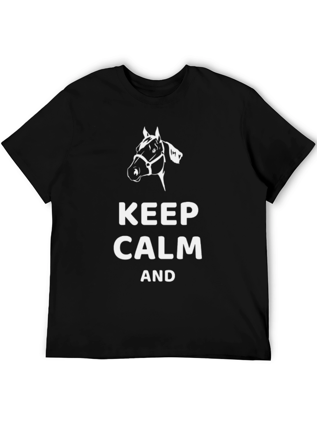 Keep Calm and Horse On T-Shirt