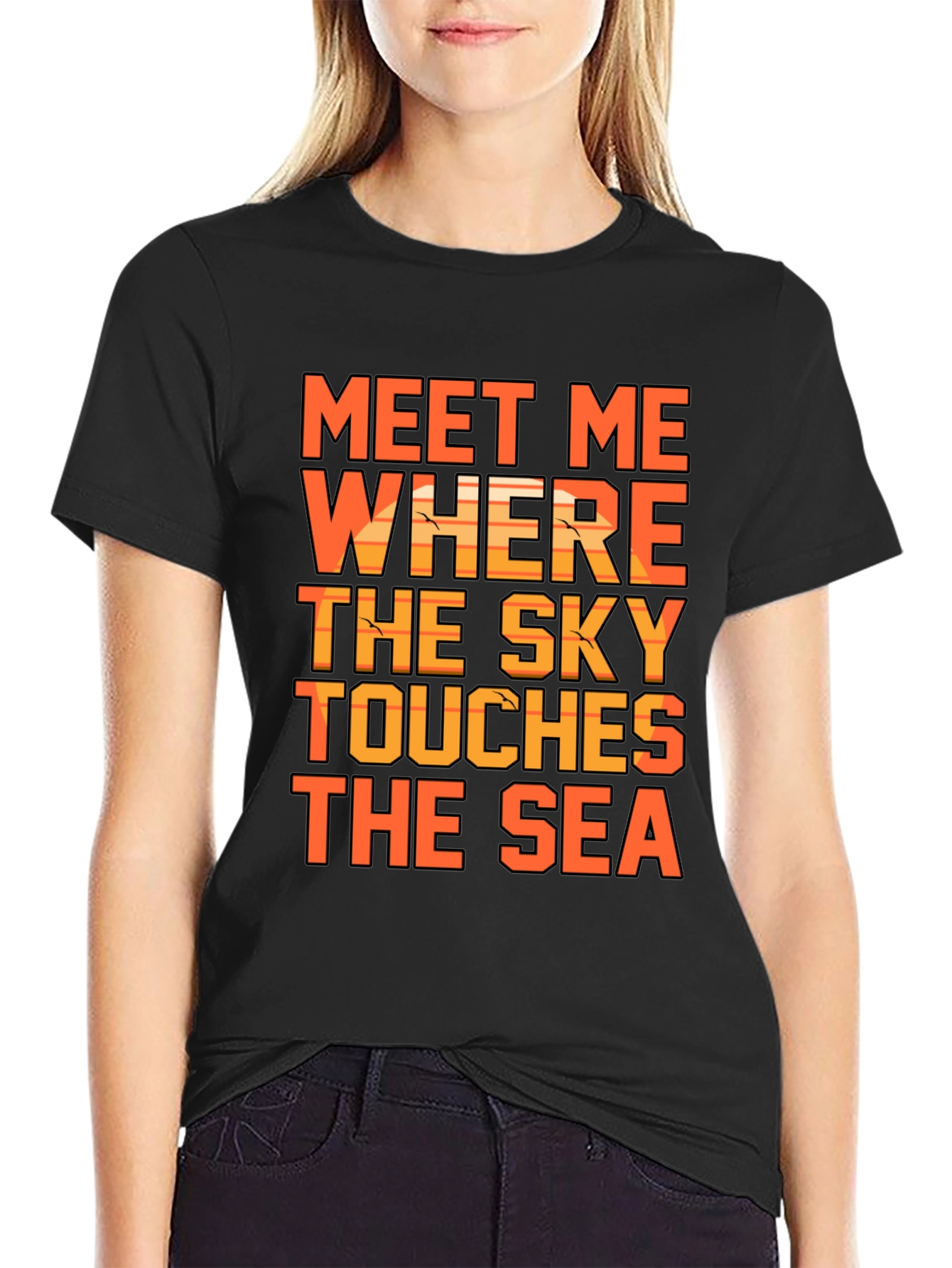 Meet Me Where The Sky Touches The Sea T-Shirt