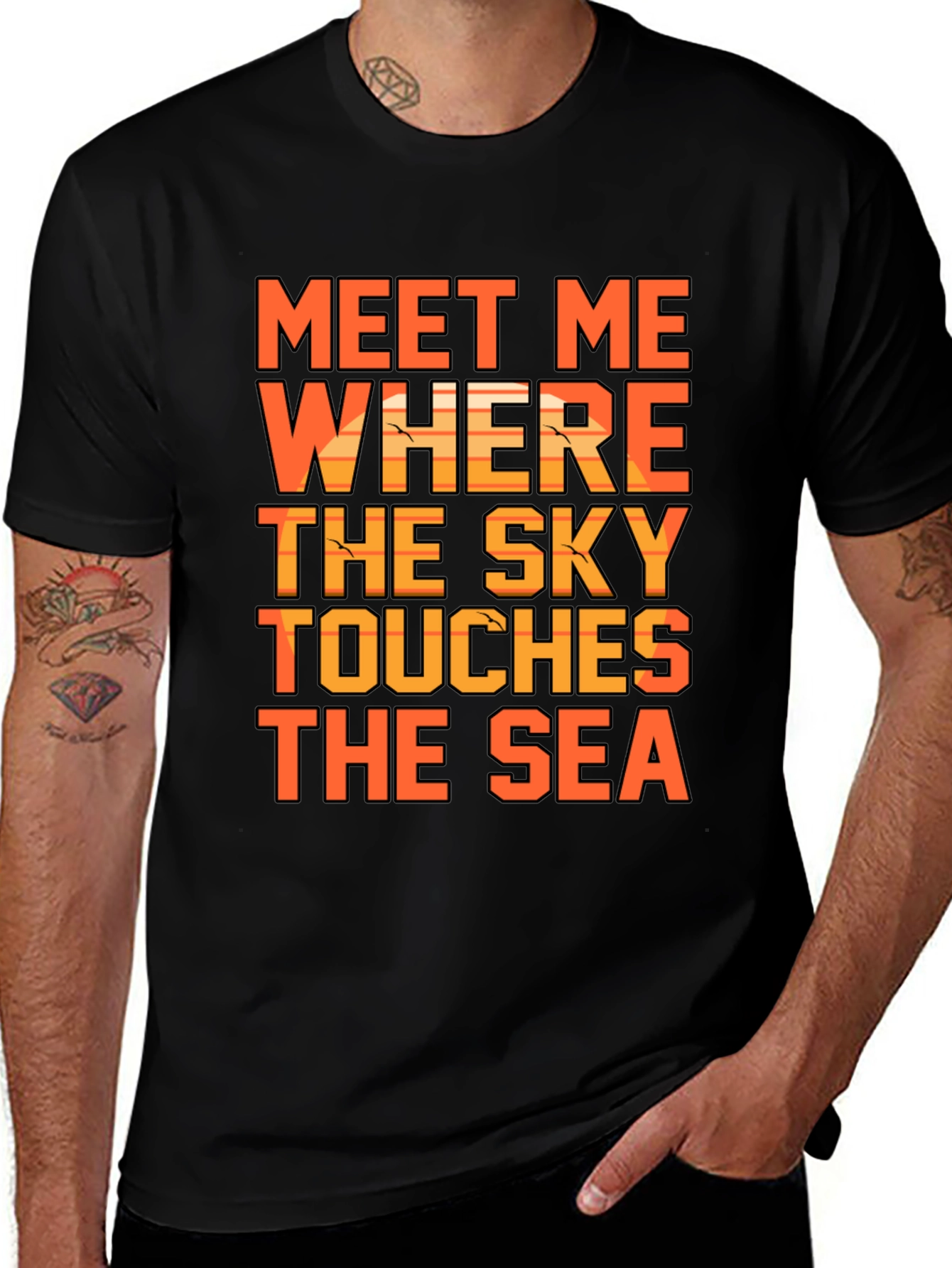 Meet Me Where The Sky Touches The Sea T-Shirt