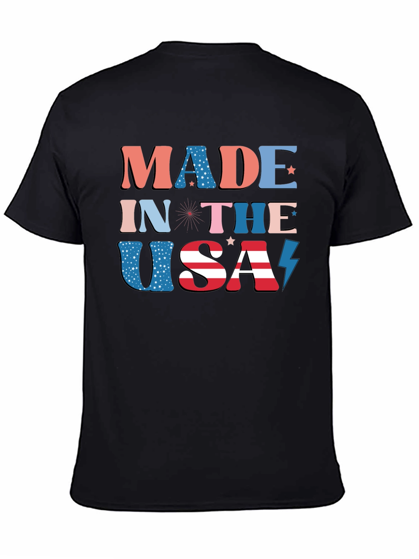 Patriotic USA Graphic Tee - Made in the USA