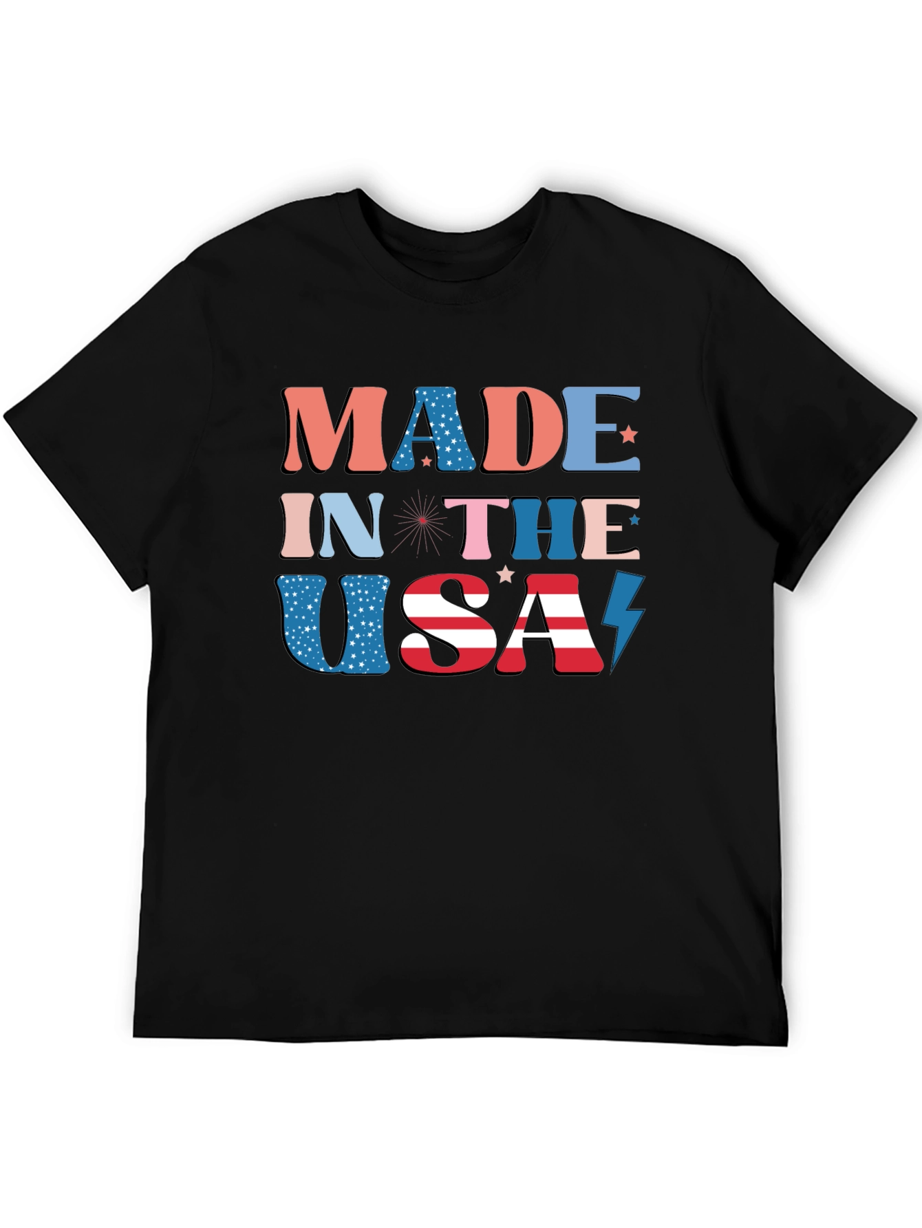 Patriotic USA Graphic Tee - Made in the USA