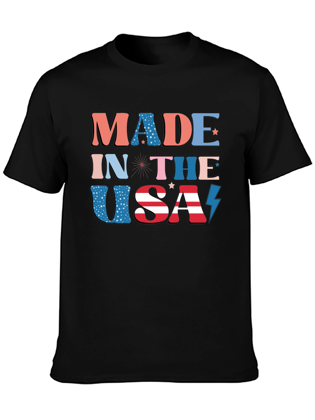 Patriotic USA Graphic Tee - Made in the USA