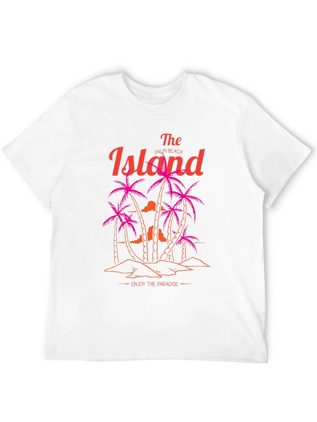 Island Palm Beach Graphic T-Shirt