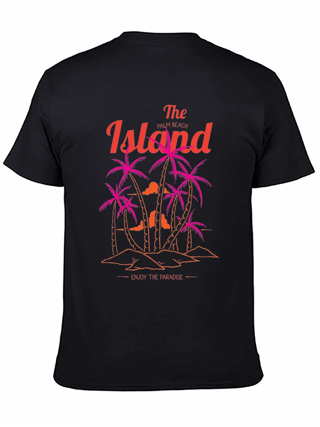 Island Palm Beach Graphic T-Shirt