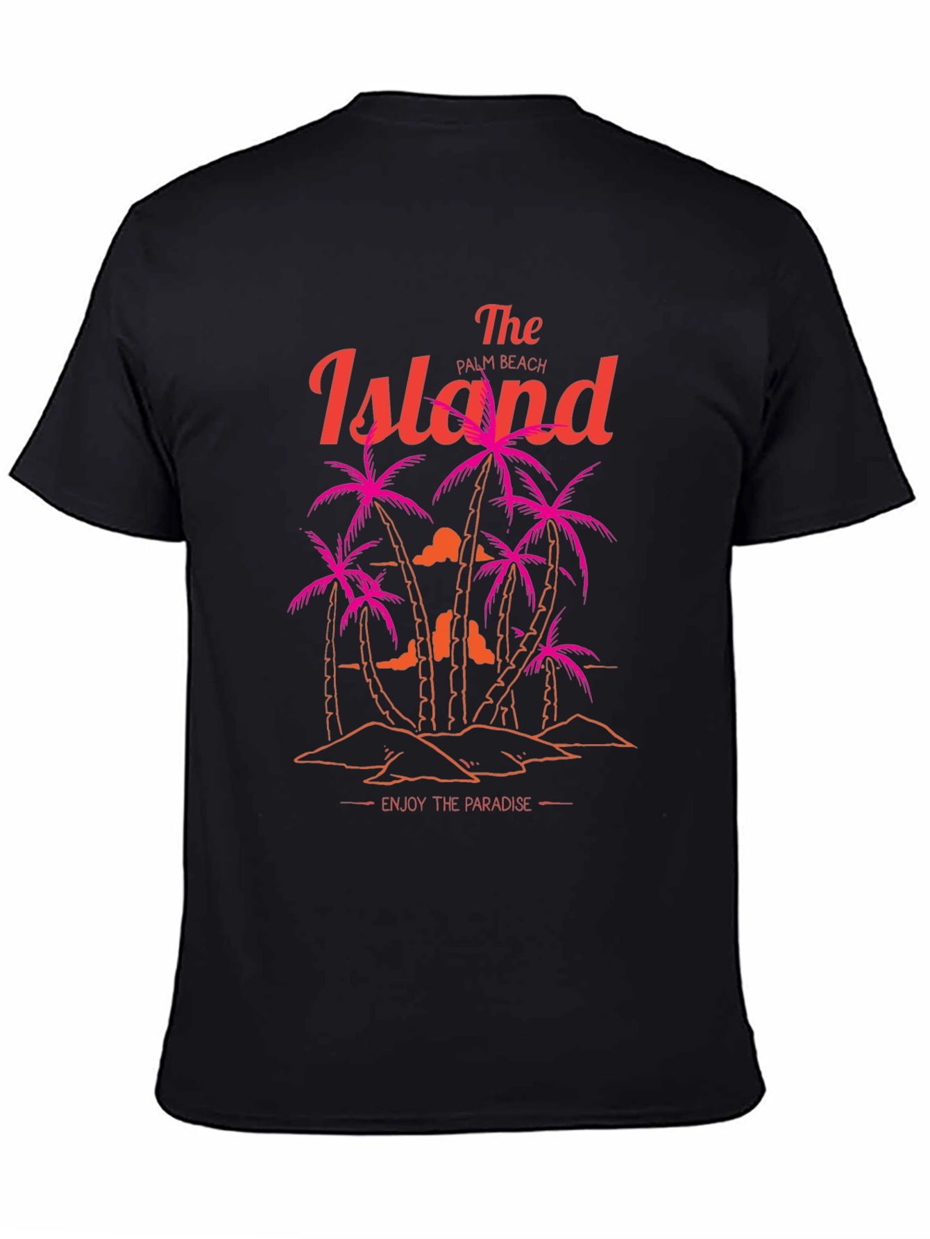 Island Palm Beach Graphic T-Shirt