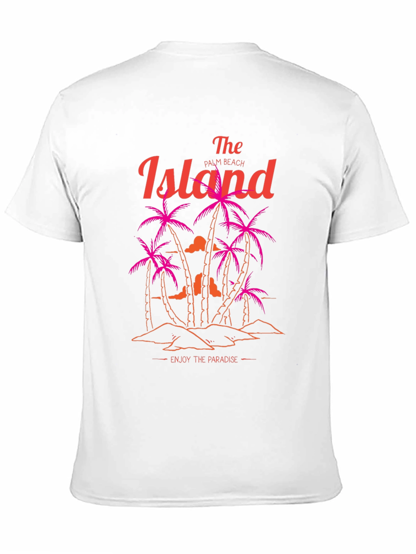 Island Palm Beach Graphic T-Shirt