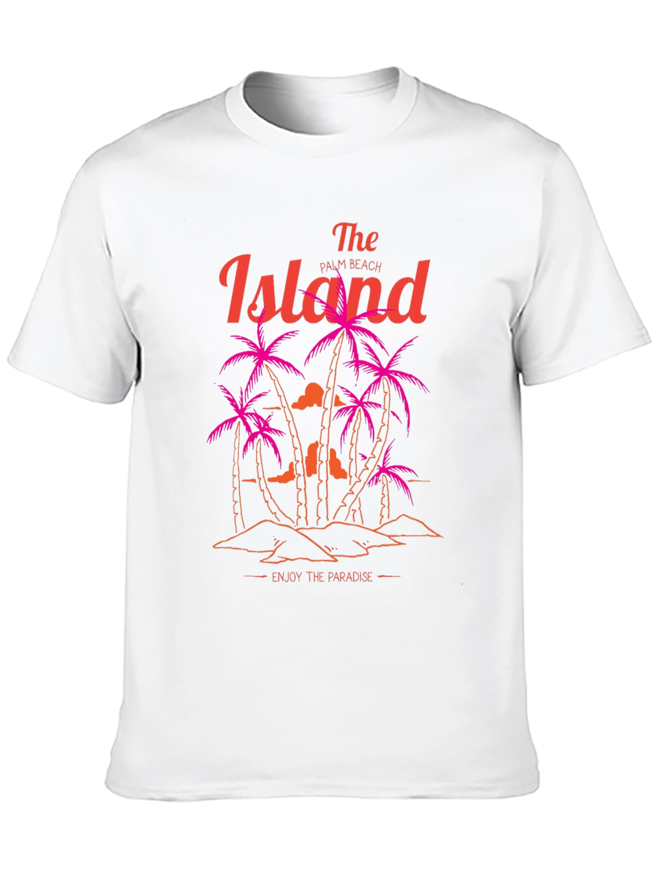 Island Palm Beach Graphic T-Shirt