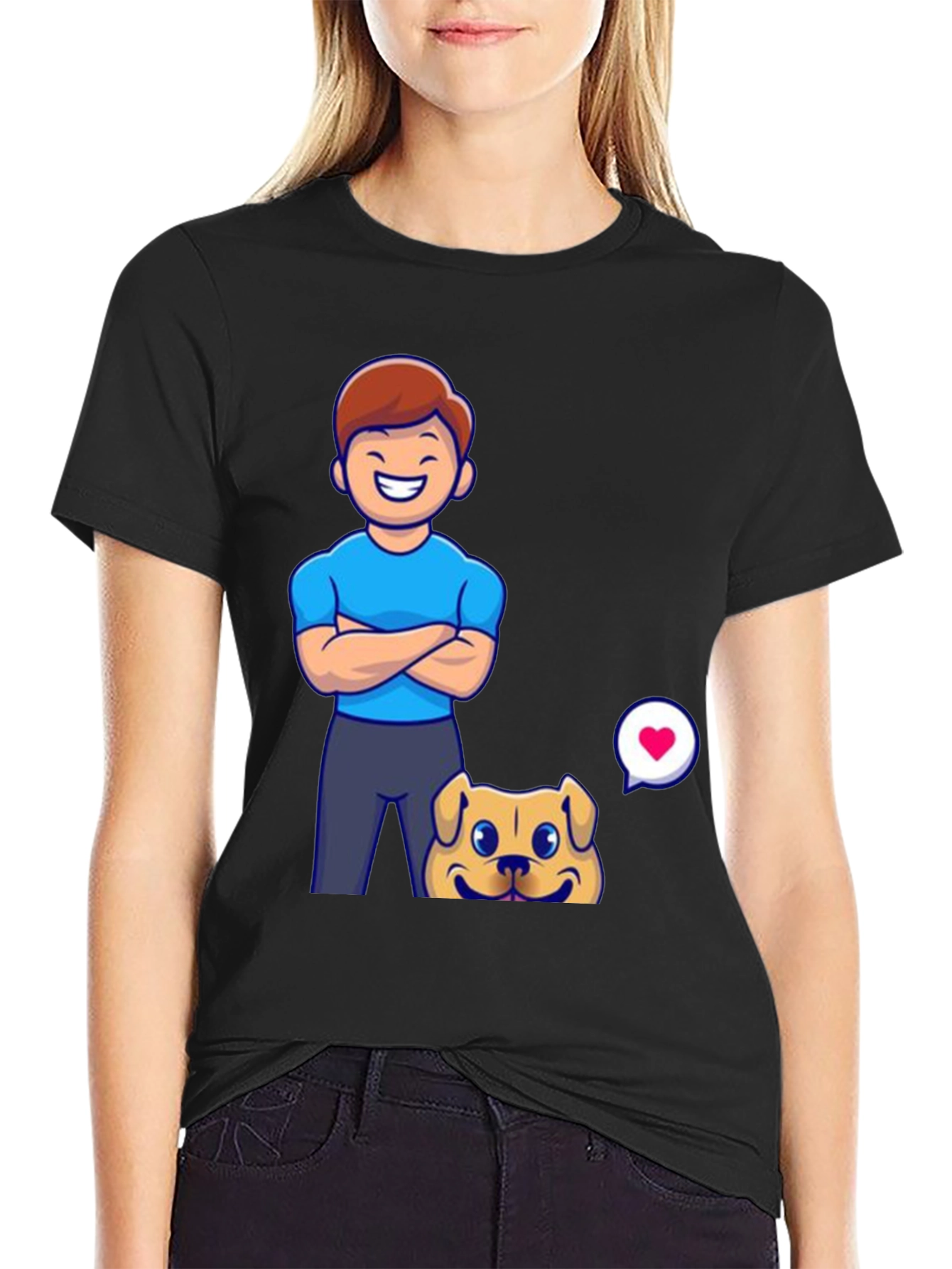 Mans Graphic T-Shirt - Cartoon Design