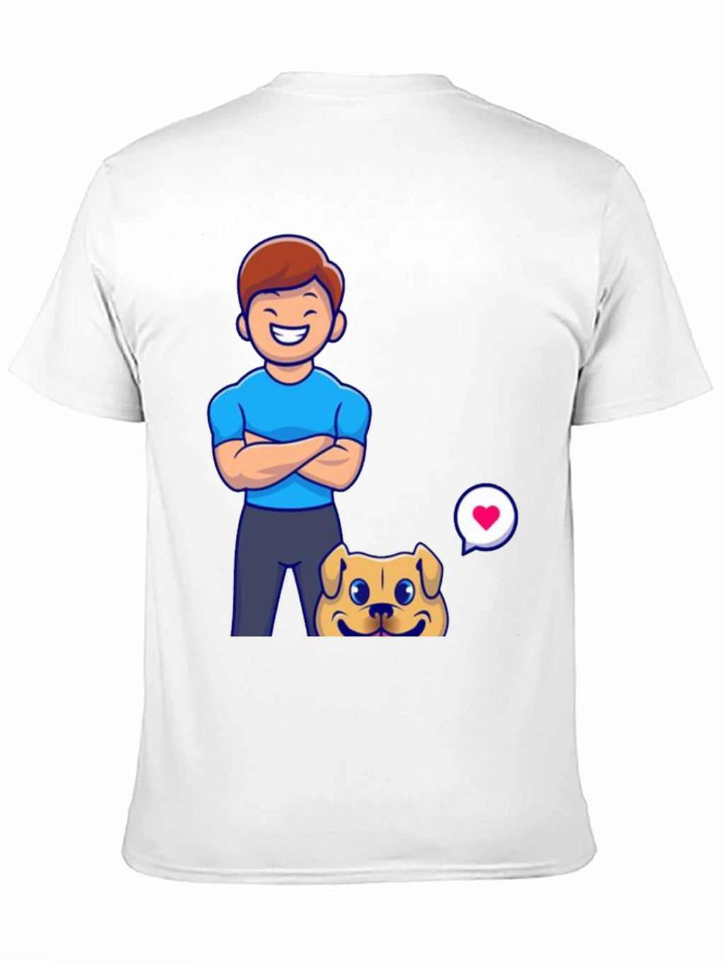Mans Graphic T-Shirt - Cartoon Design