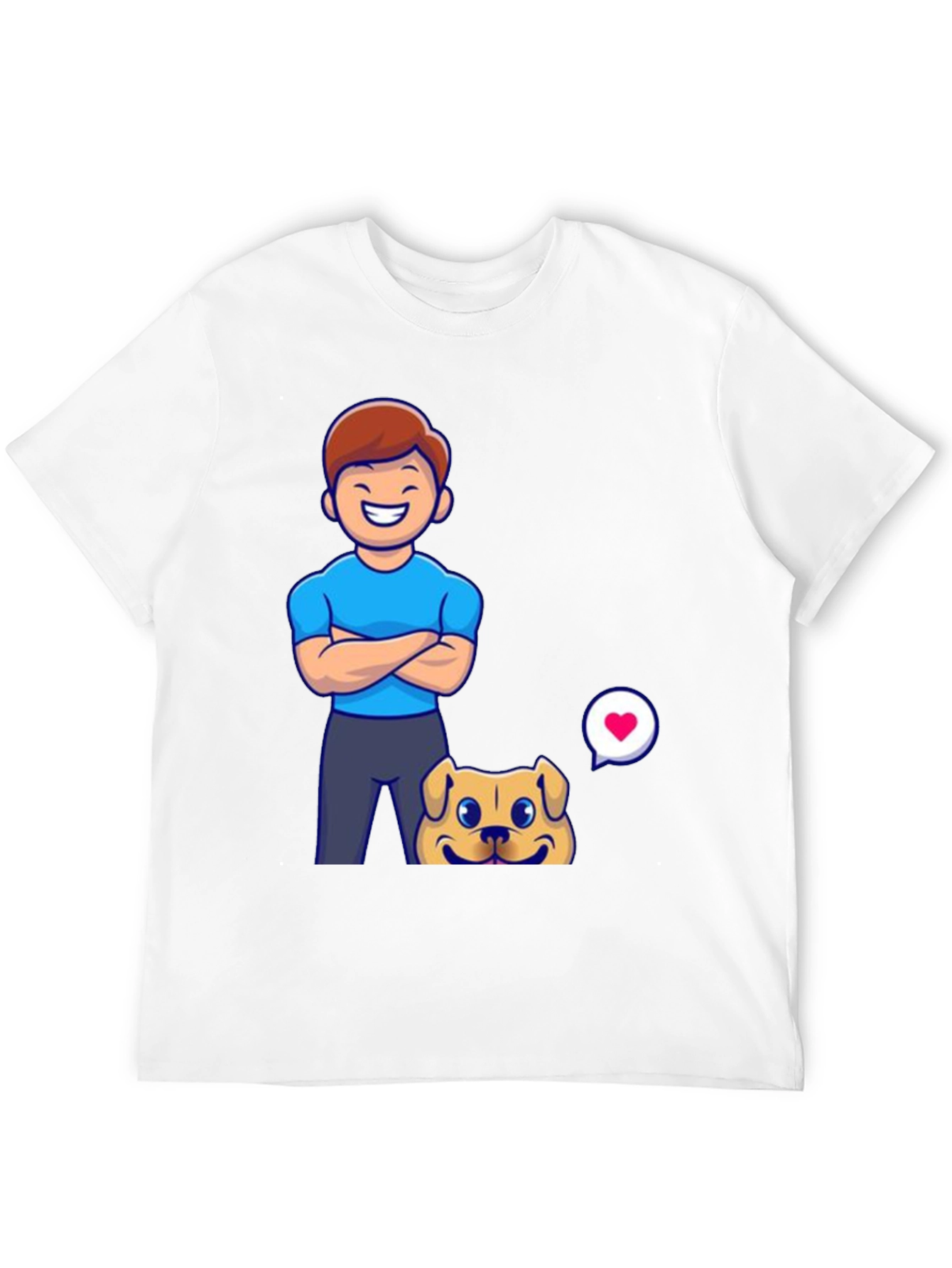 Mans Graphic T-Shirt - Cartoon Design