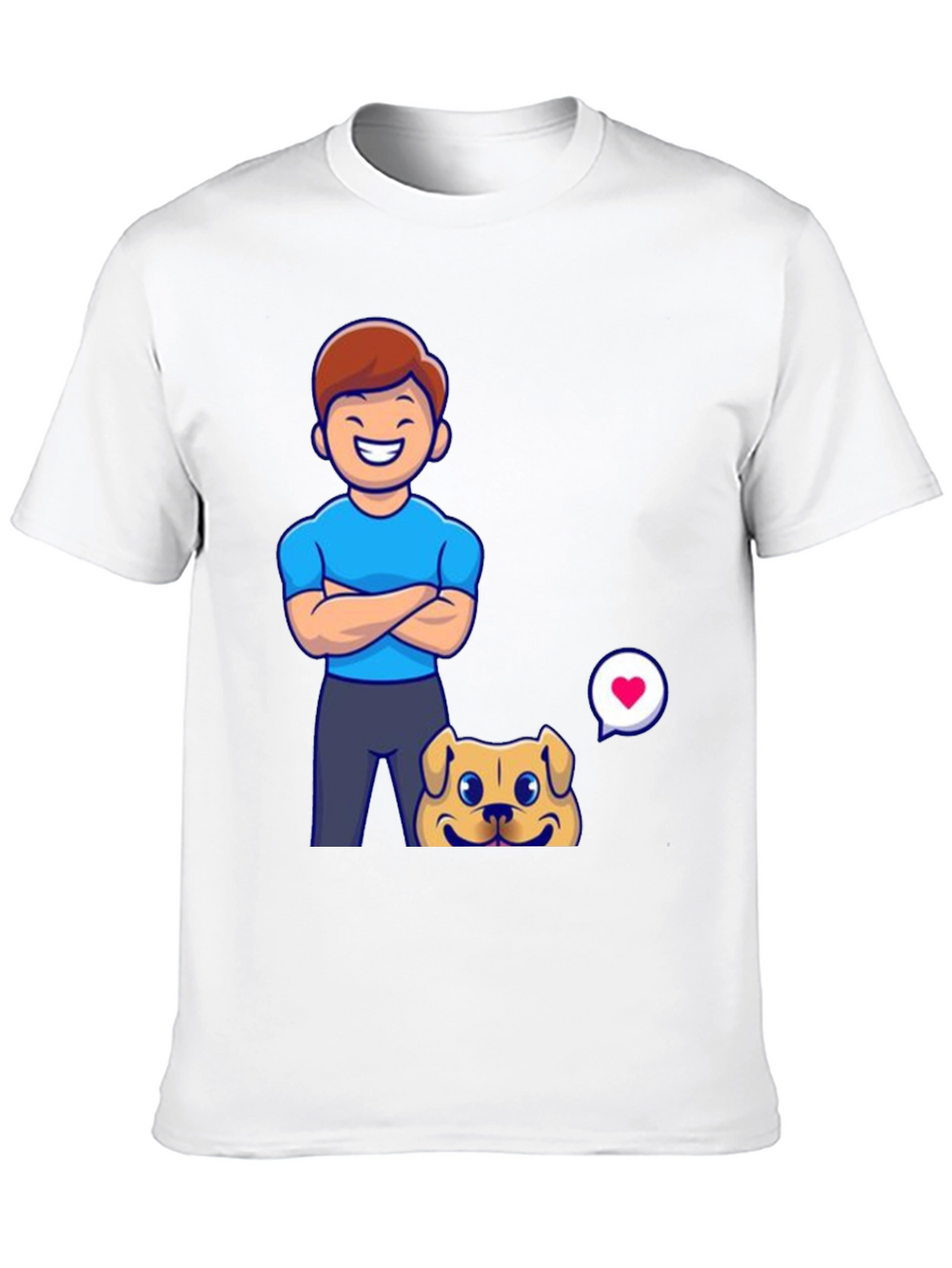 Mans Graphic T-Shirt - Cartoon Design