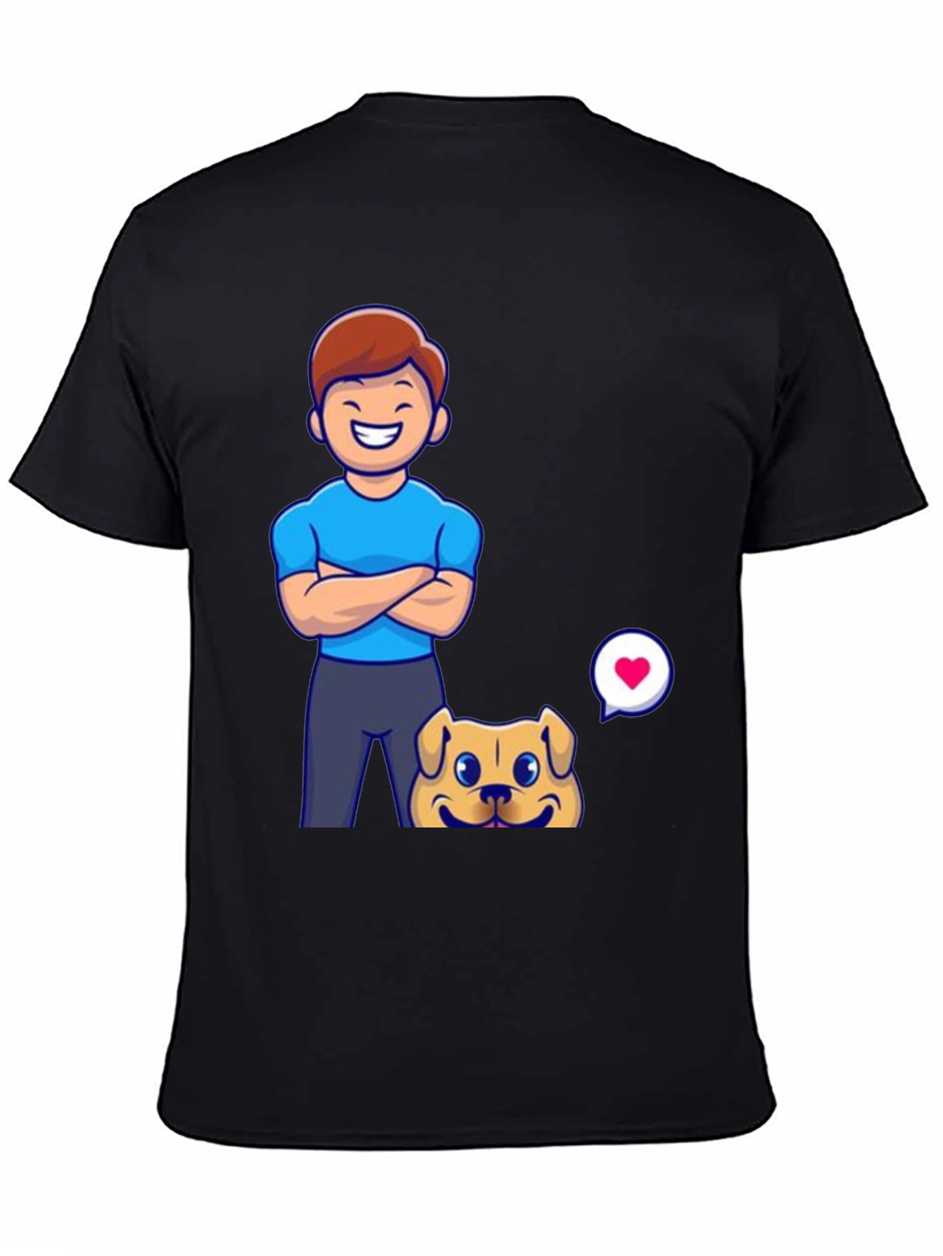 Mans Graphic T-Shirt - Cartoon Design