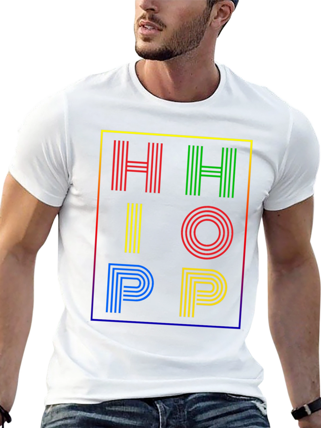 Hip Hop Graphic Print T-Shirt