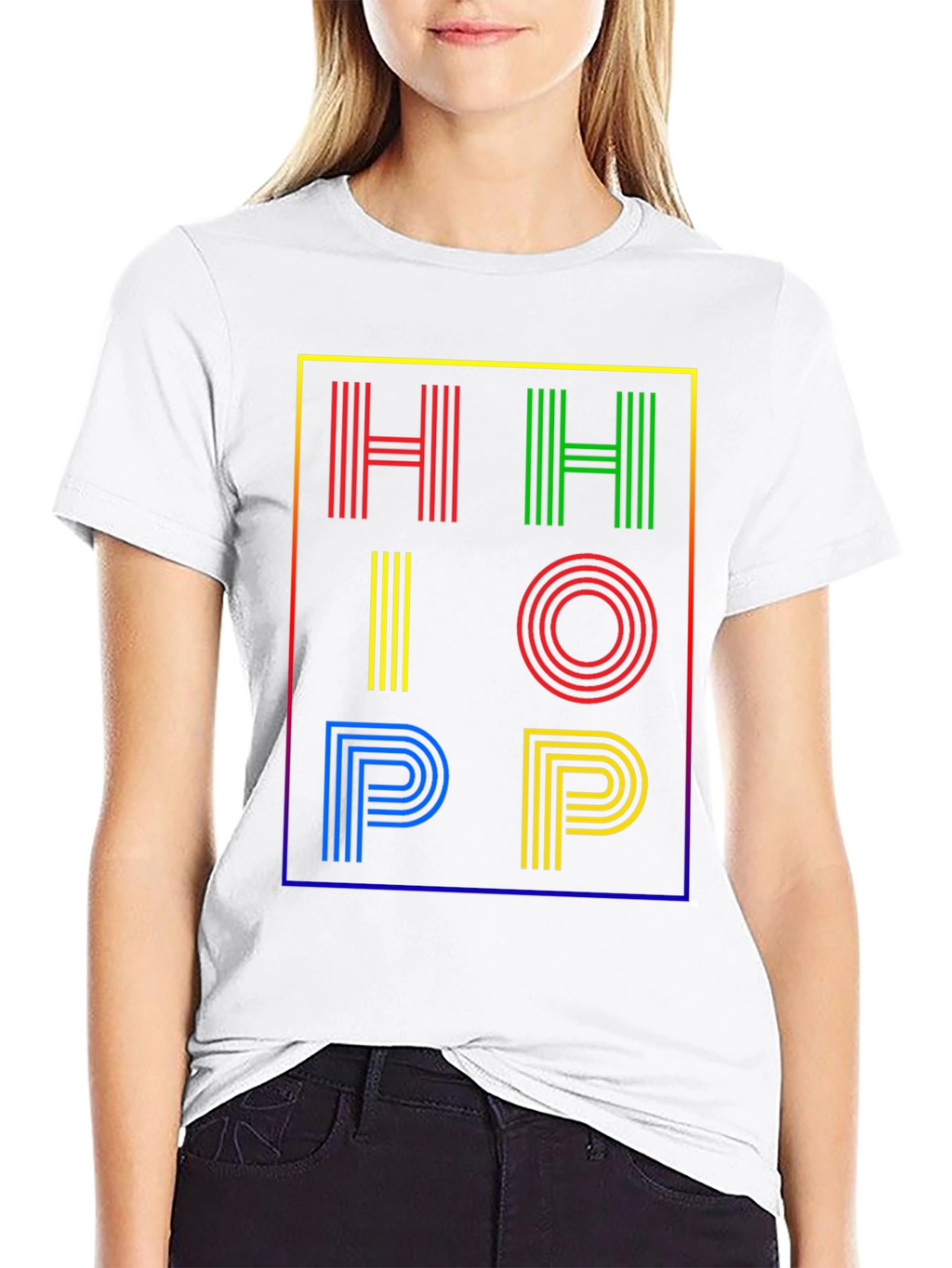 Hip Hop Graphic Print T-Shirt