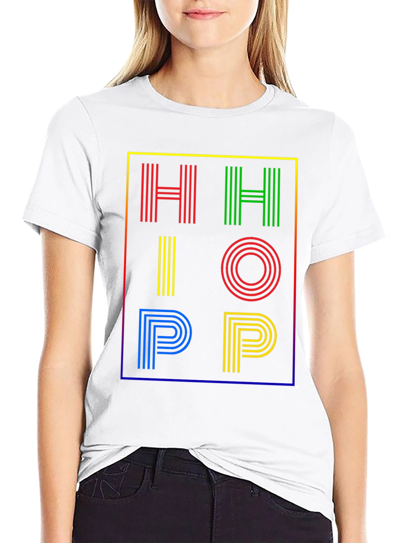 Hip Hop Graphic Print T-Shirt