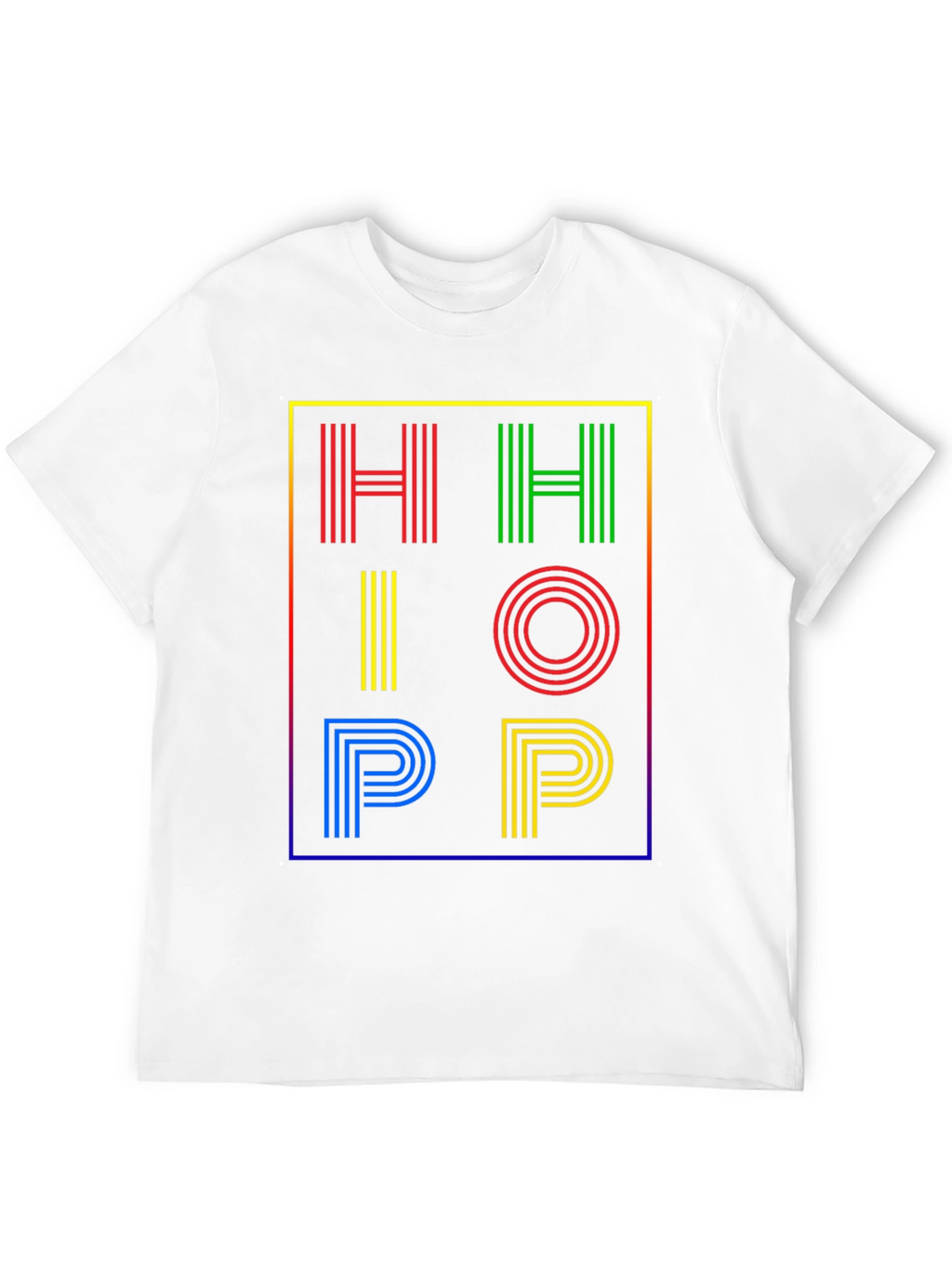 Hip Hop Graphic Print T-Shirt