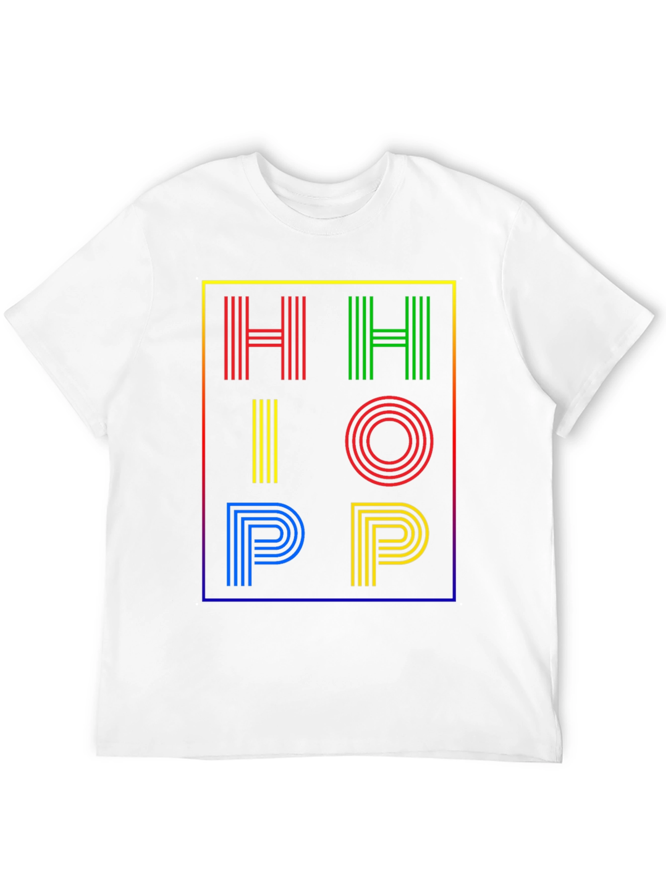 Hip Hop Graphic Print T-Shirt