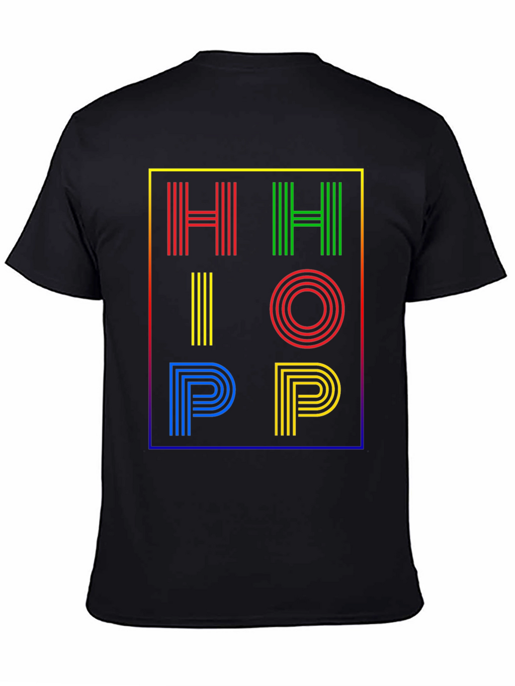 Hip Hop Graphic Print T-Shirt