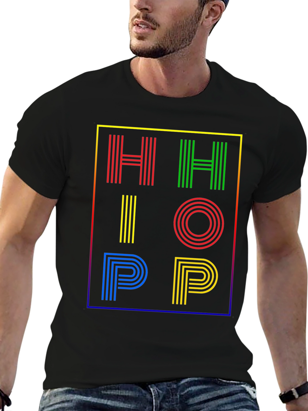 Hip Hop Graphic Print T-Shirt