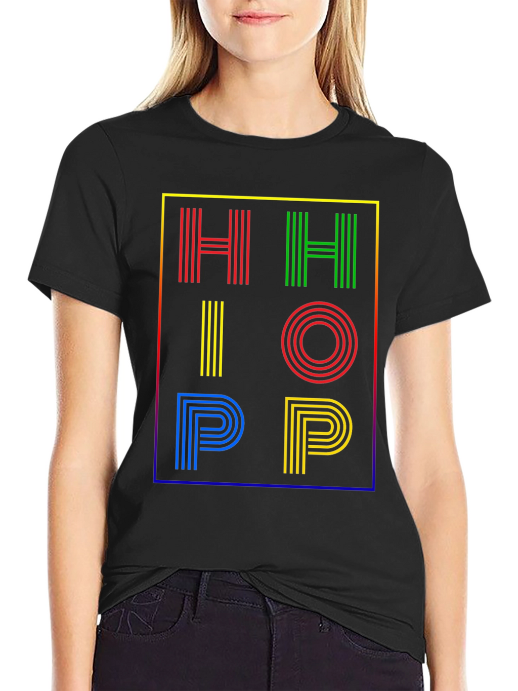 Hip Hop Graphic Print T-Shirt