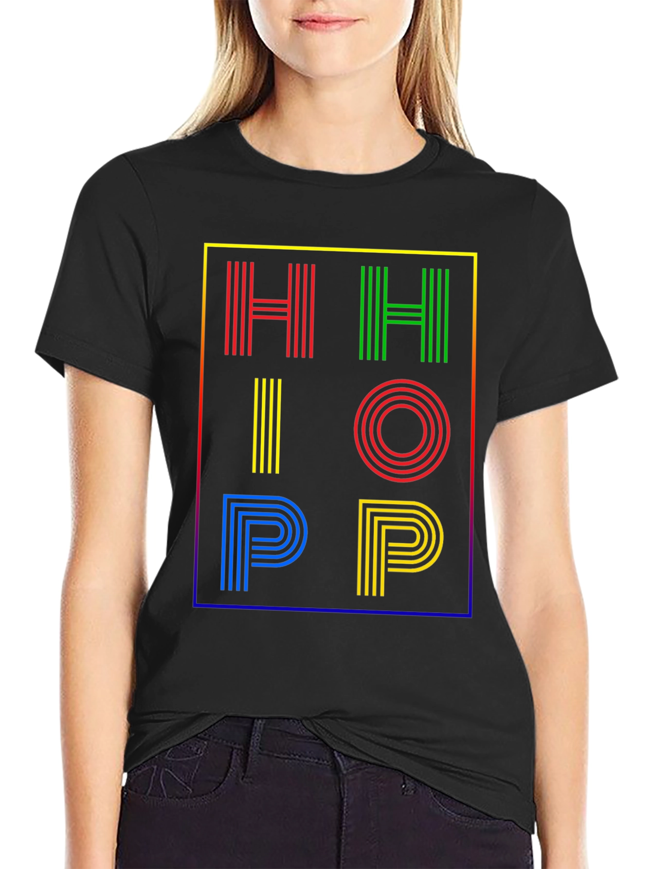 Hip Hop Graphic Print T-Shirt
