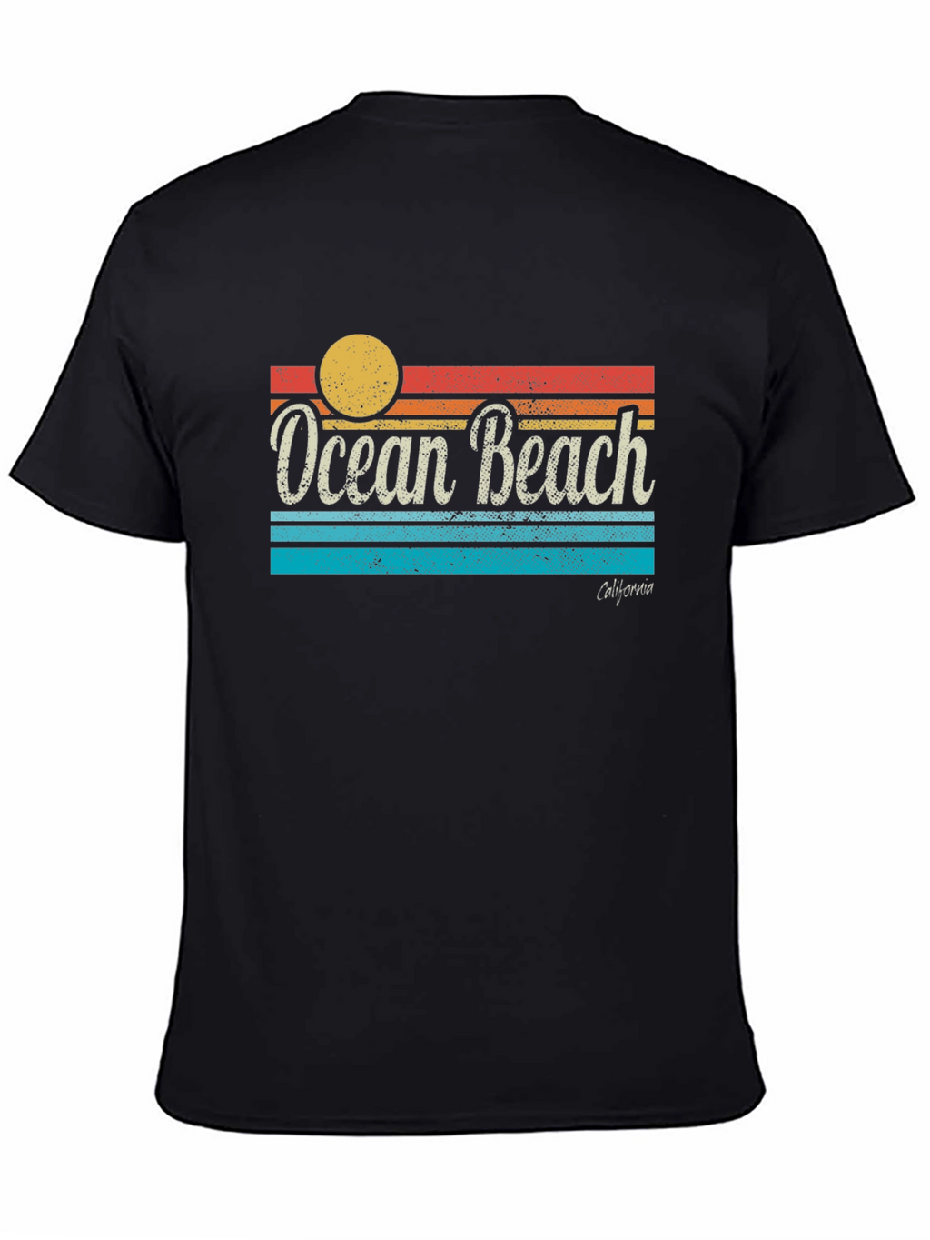 Ocean Beach California Retro T-Shirt