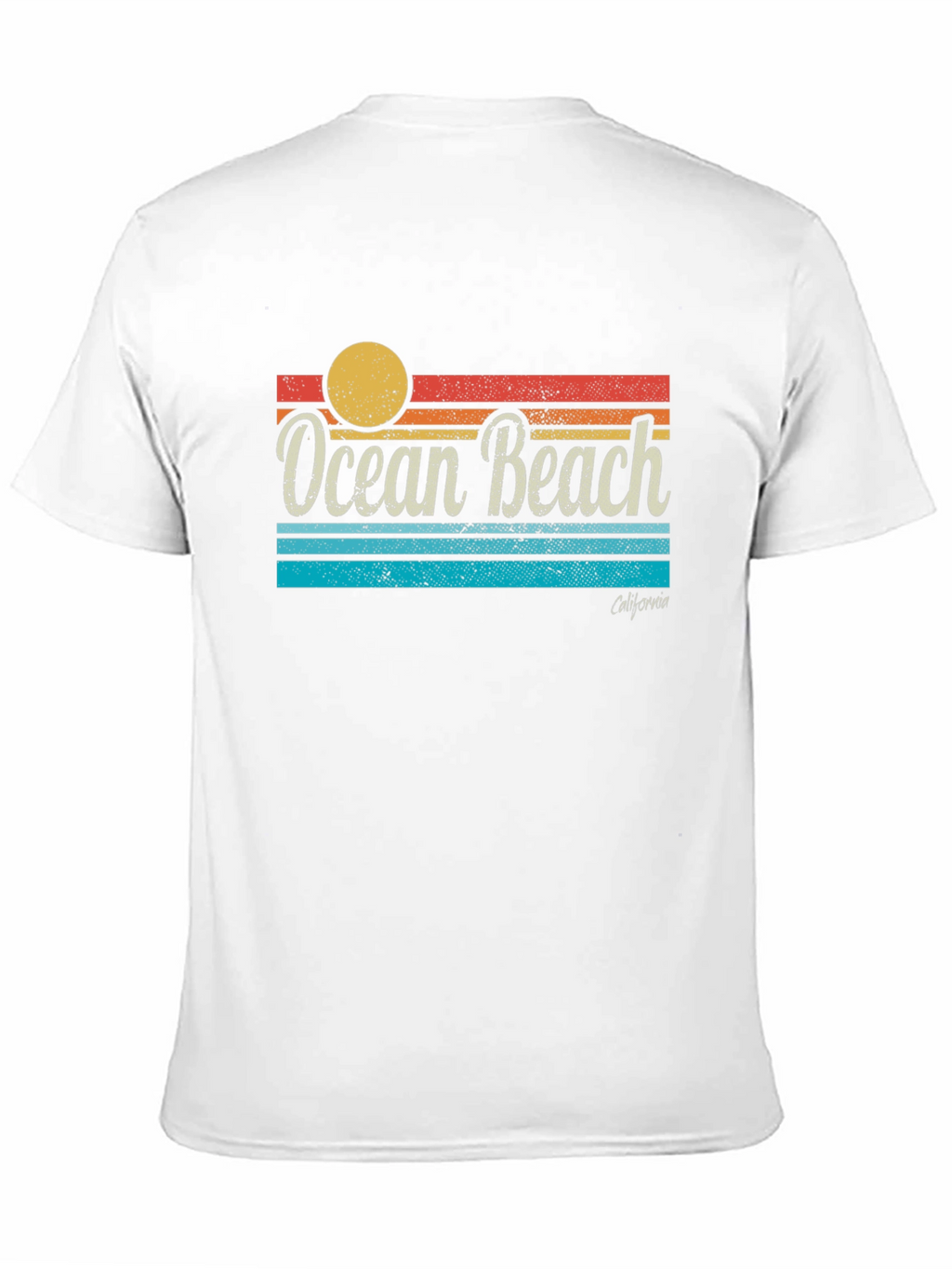 Ocean Beach California Retro T-Shirt