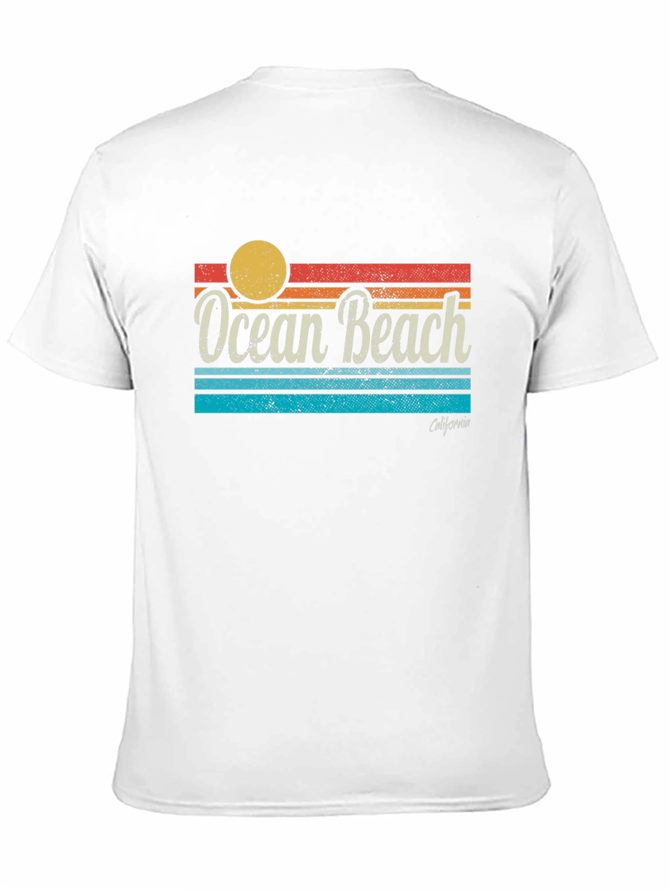 Ocean Beach California Retro T-Shirt