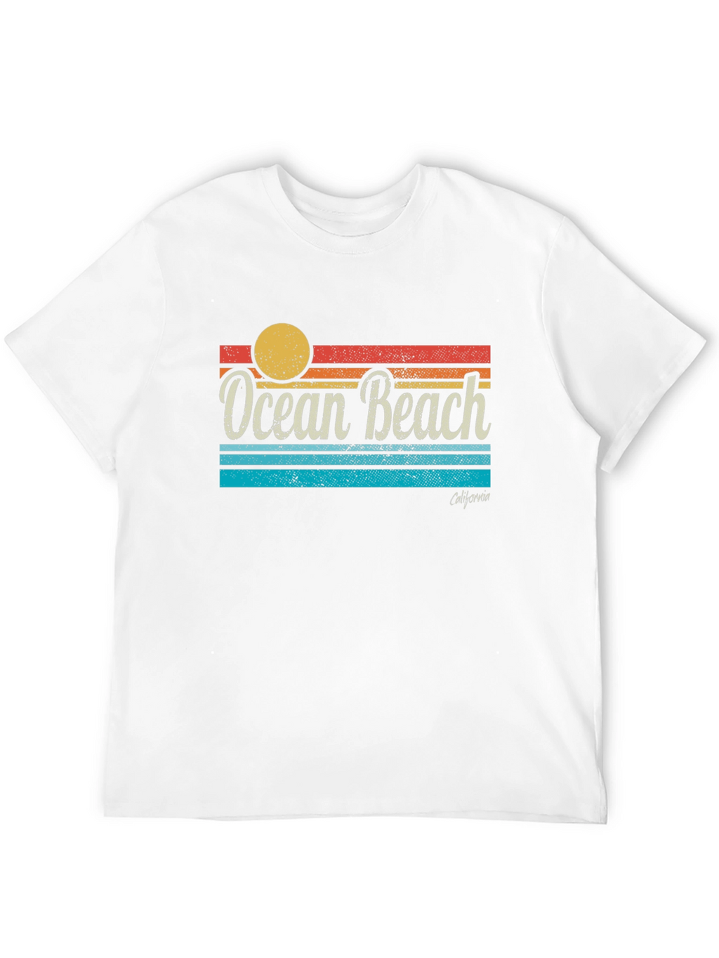 Ocean Beach California Retro T-Shirt