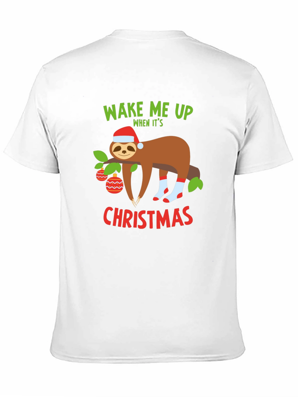 Funny Christmas Sloth T-Shirt