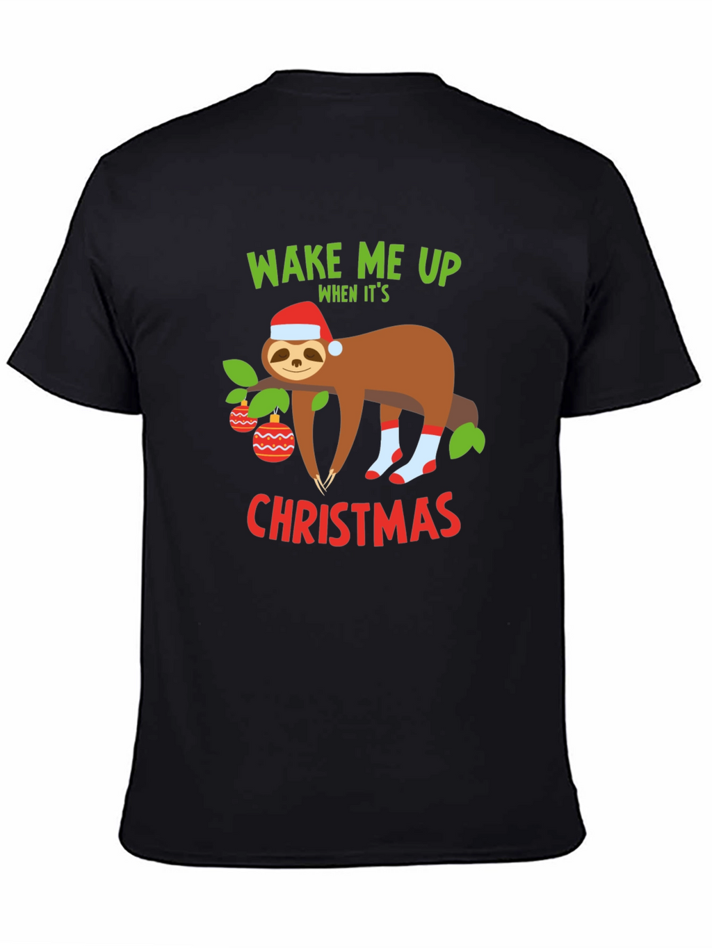Funny Christmas Sloth T-Shirt