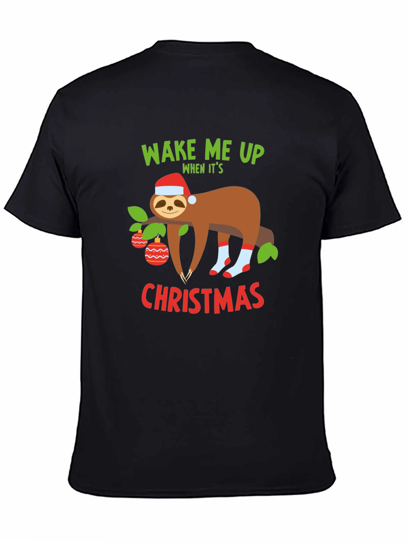 Funny Christmas Sloth T-Shirt