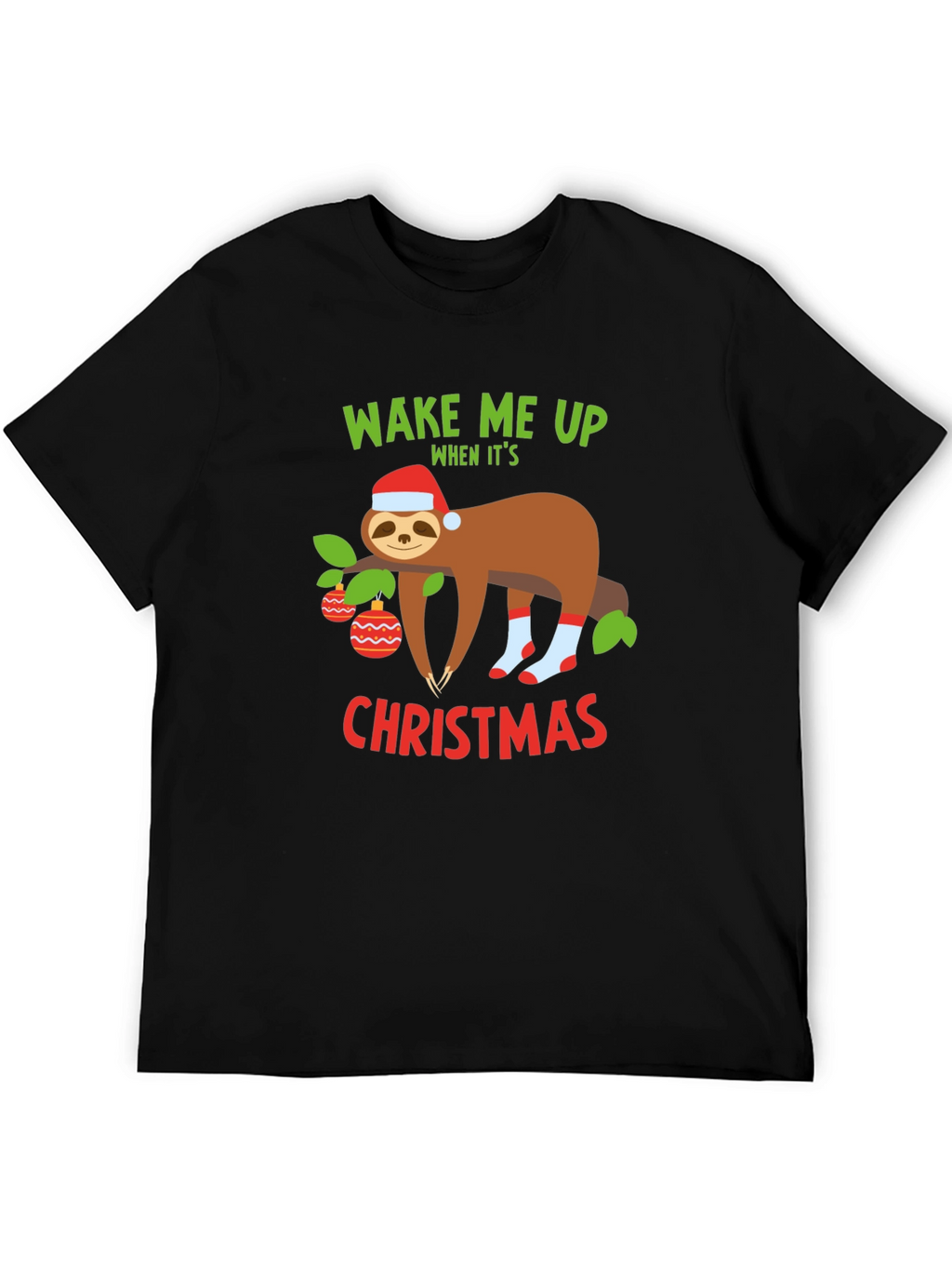 Funny Christmas Sloth T-Shirt
