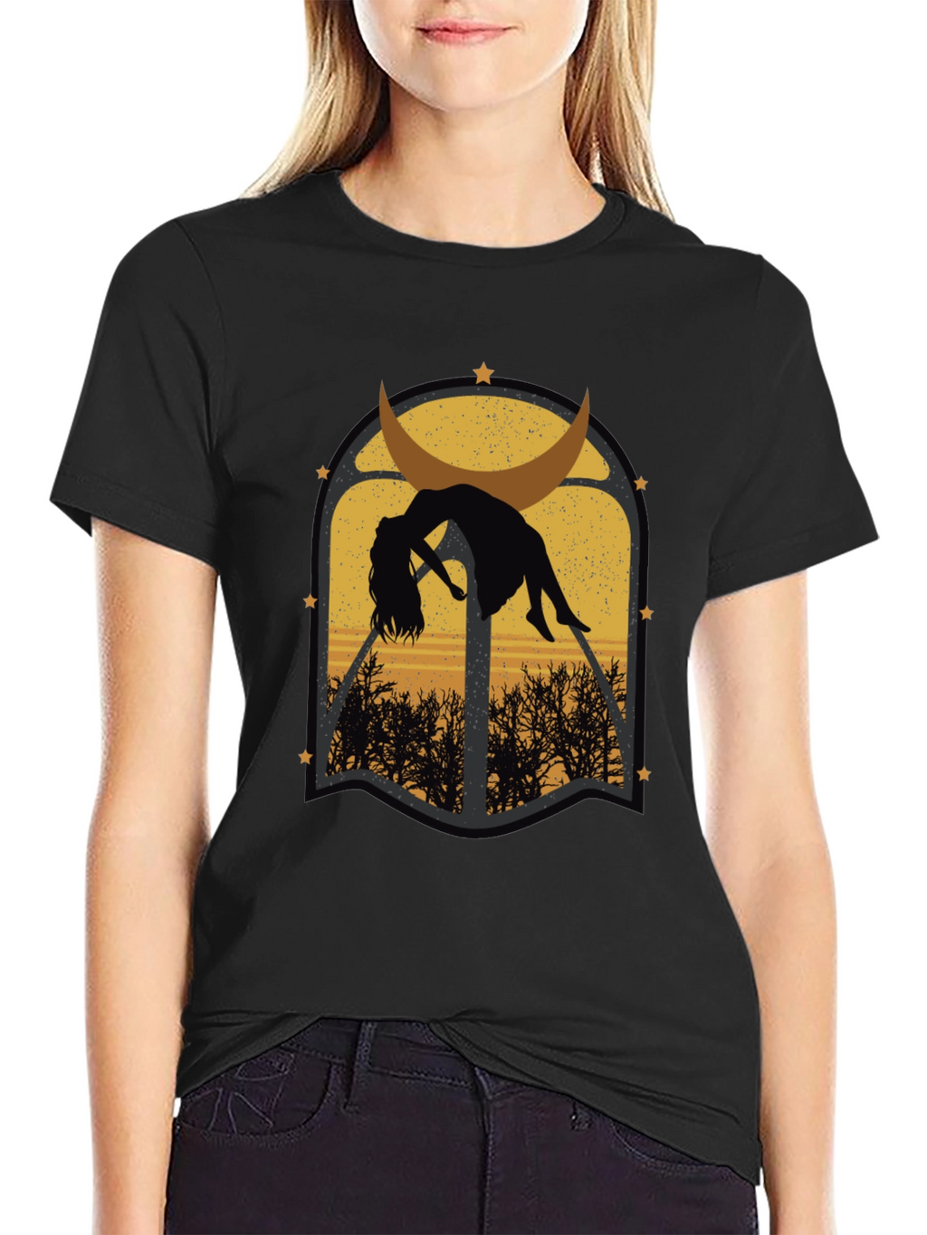 Mystic Moon T-Shirt - Gothic Graphic Tee