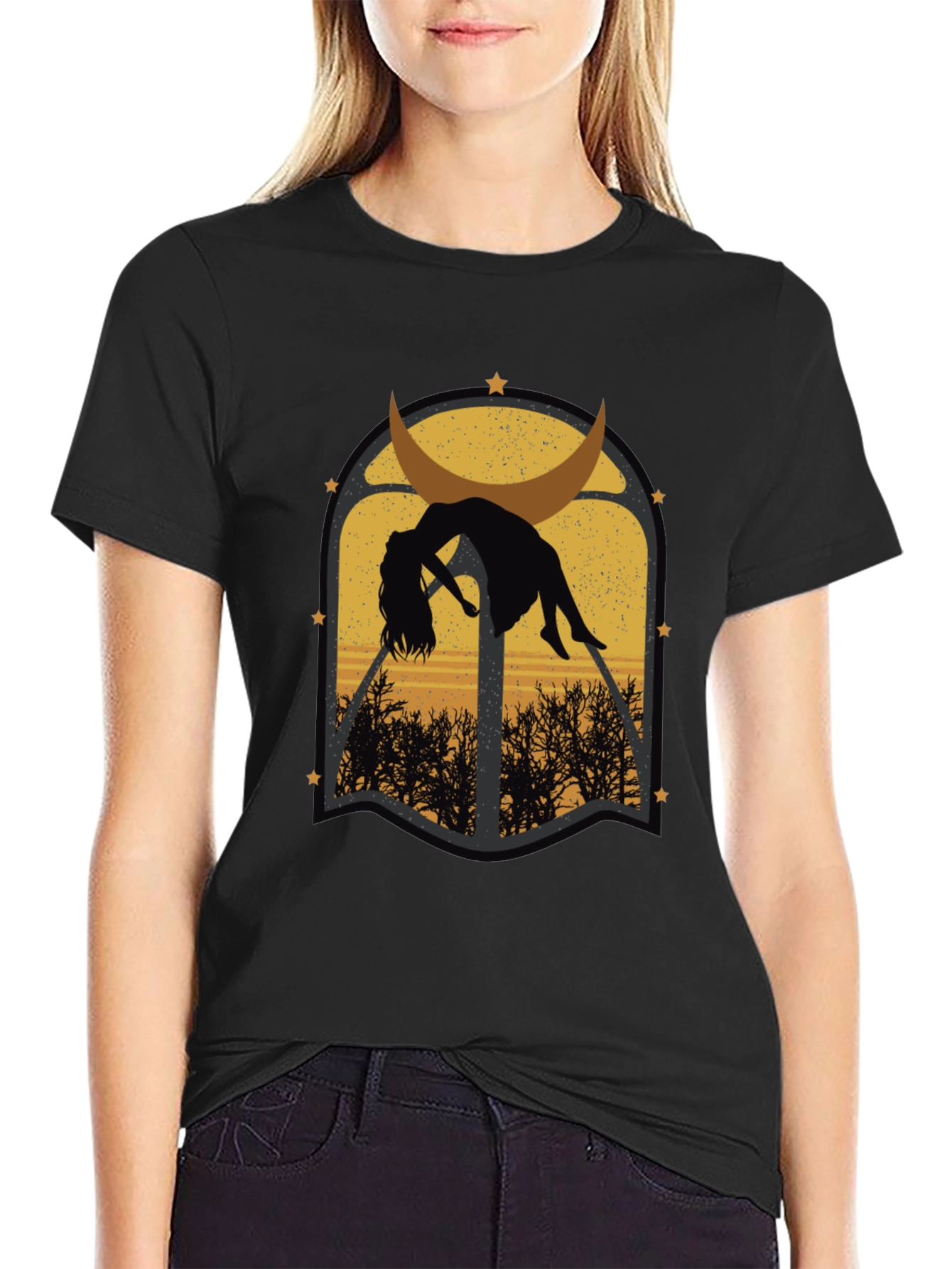 Mystic Moon T-Shirt - Gothic Graphic Tee