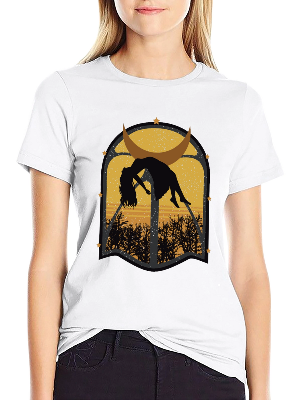 Mystic Moon T-Shirt - Gothic Graphic Tee