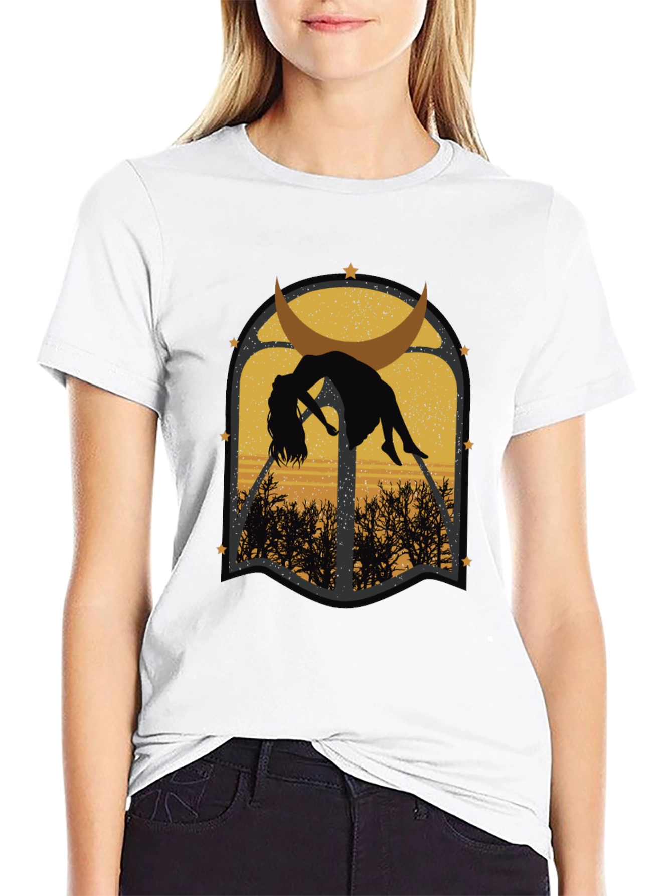 Mystic Moon T-Shirt - Gothic Graphic Tee