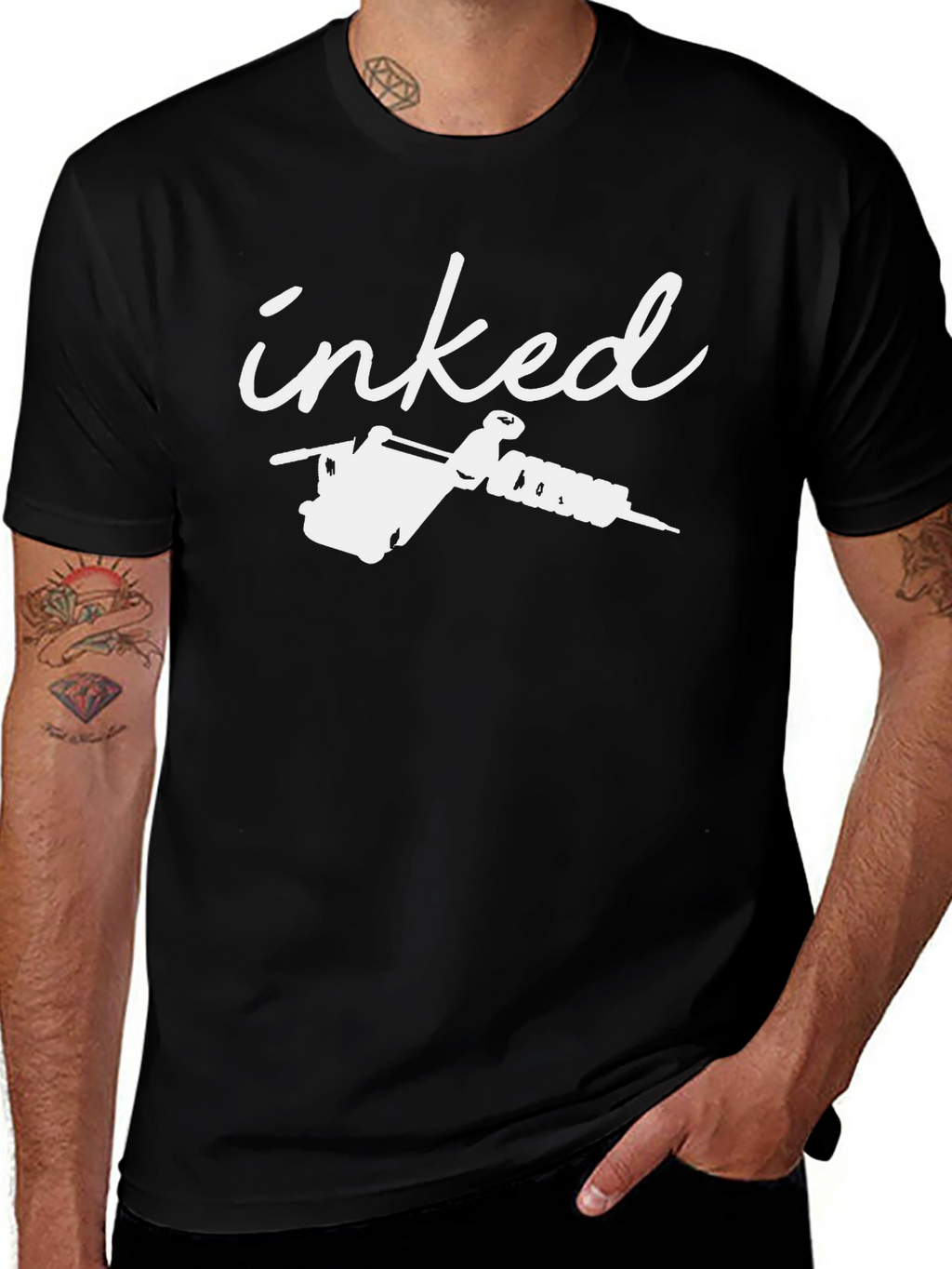 Inked Tattoo Machine Graphic Tee