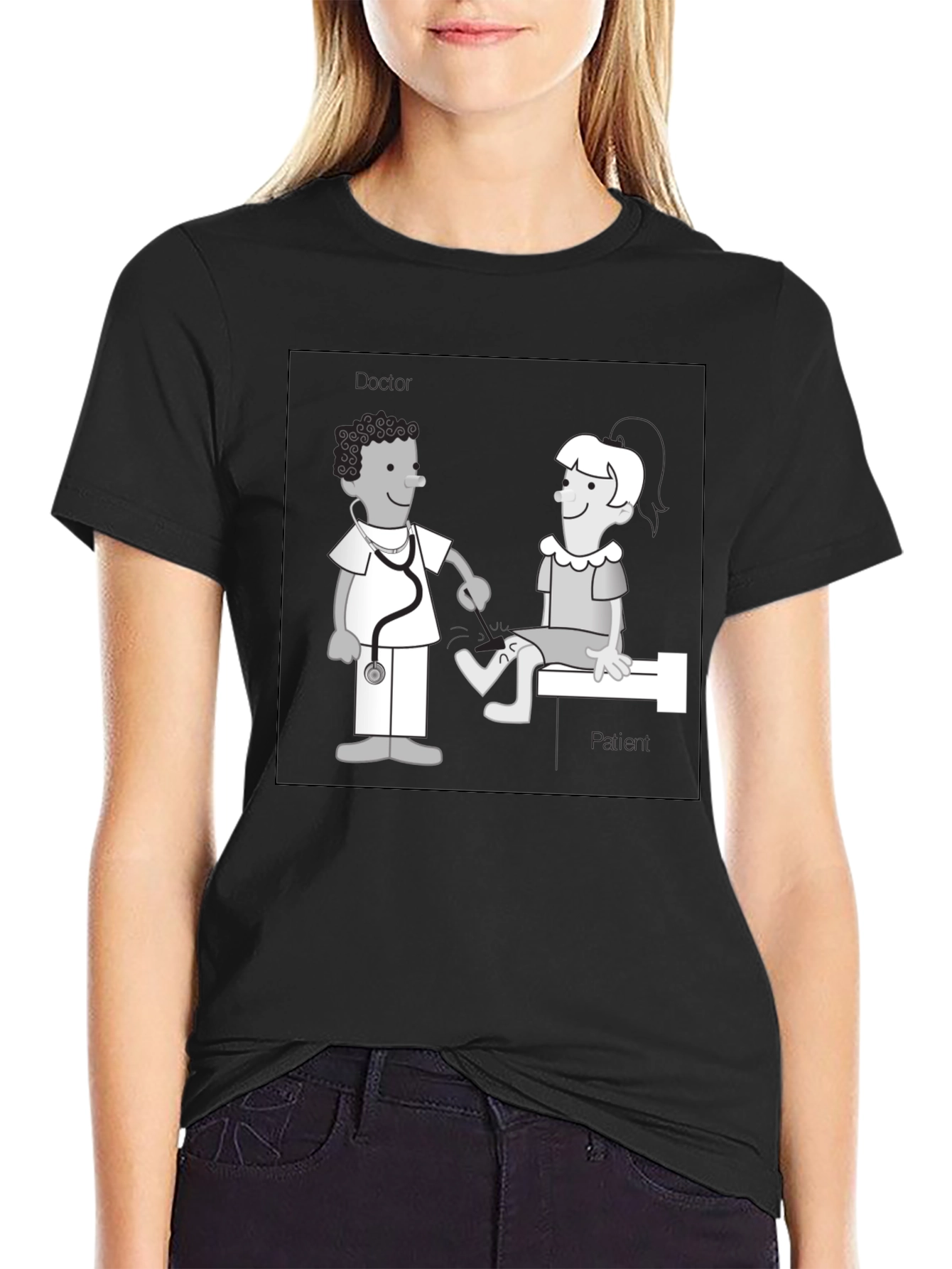 Funny Doctor & Patient Graphic T-Shirt