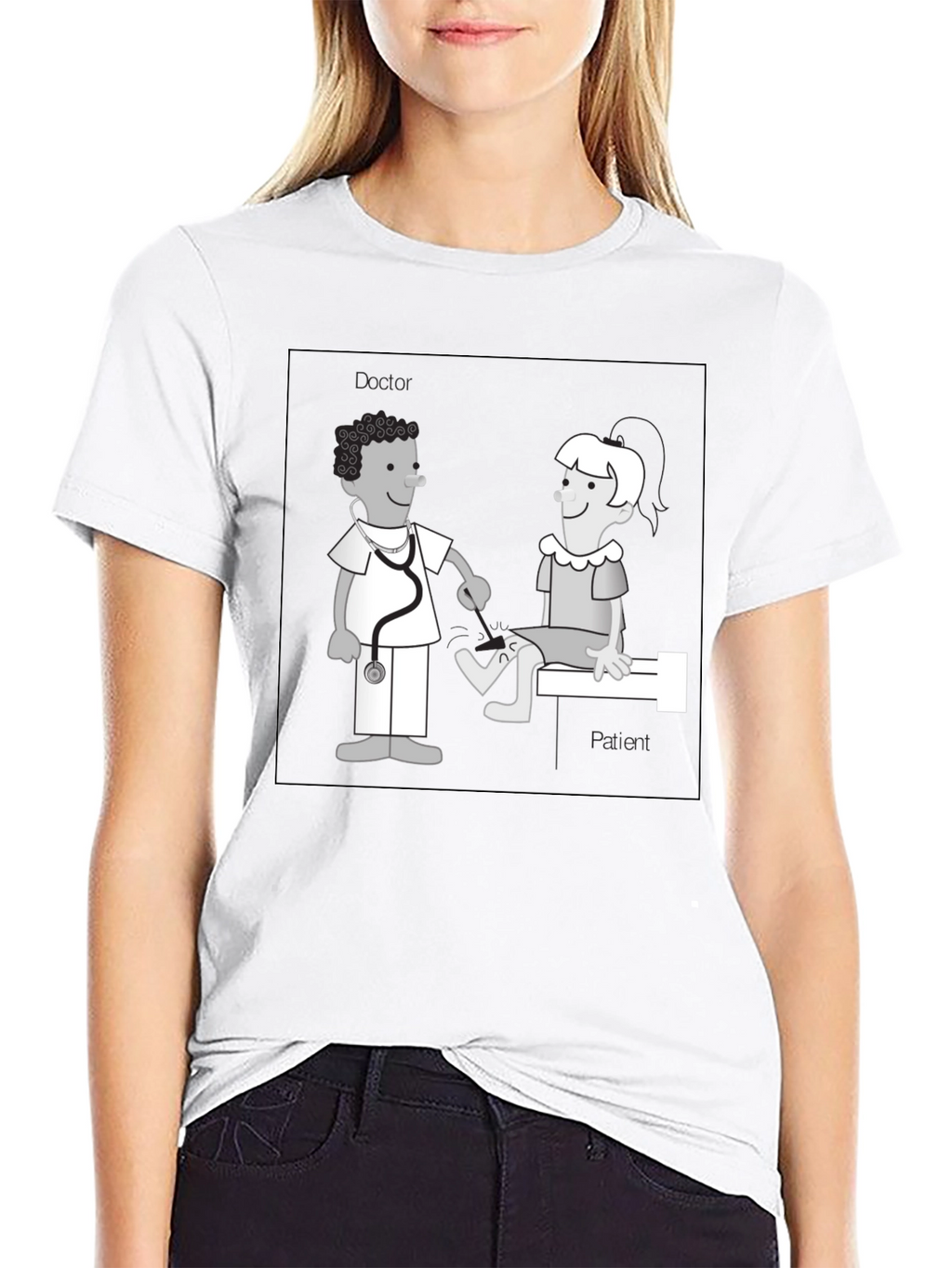 Funny Doctor & Patient Graphic T-Shirt