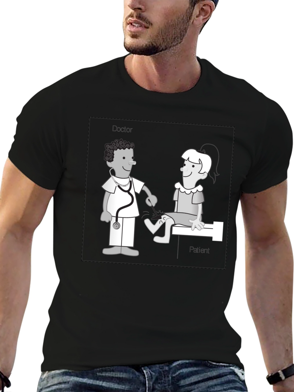 Funny Doctor & Patient Graphic T-Shirt