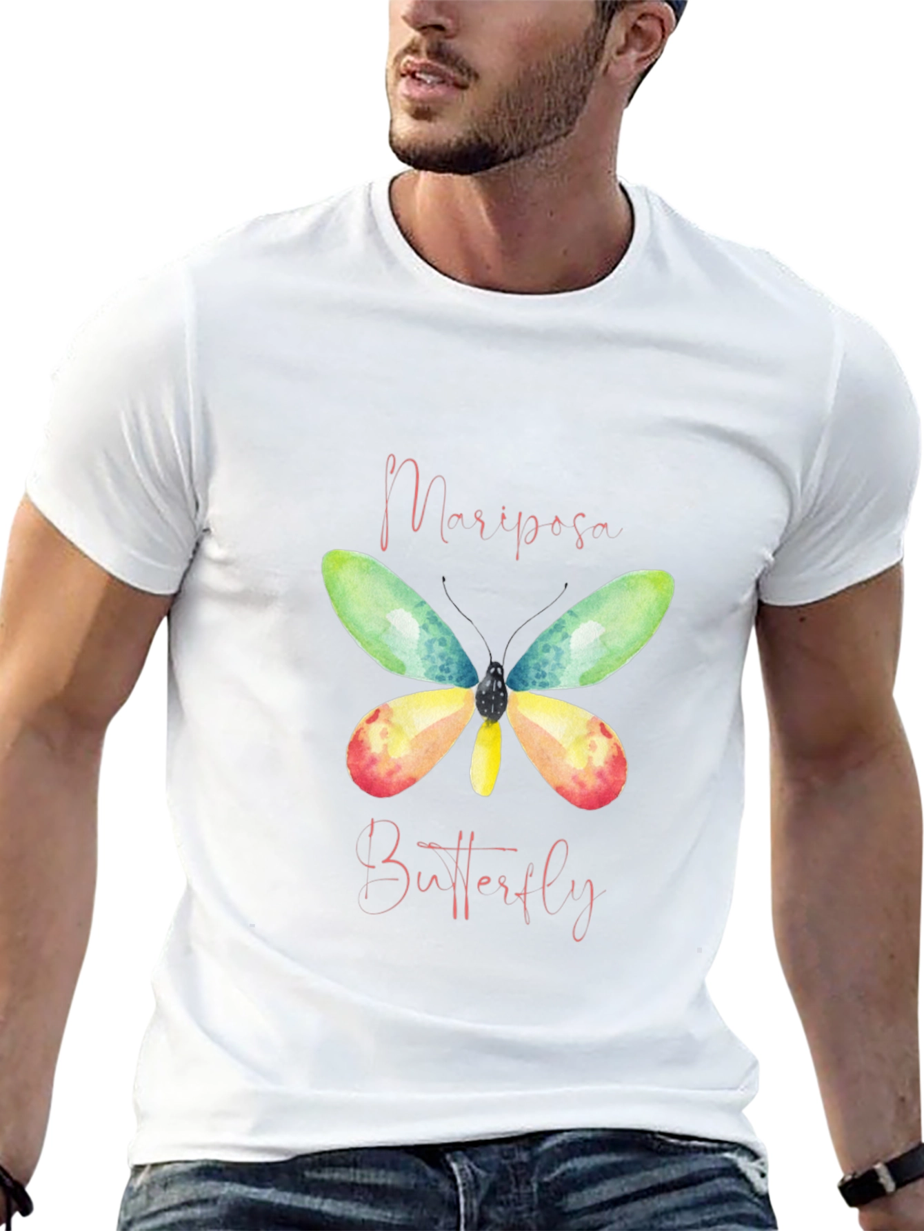 Mariposa Butterfly Graphic T-Shirt