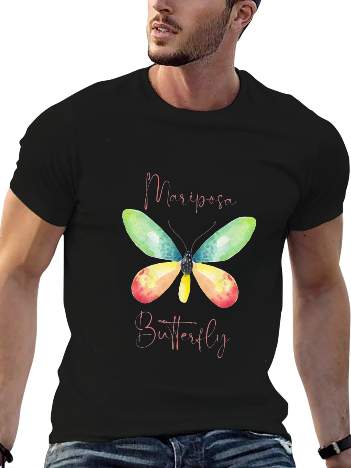 Mariposa Butterfly Graphic T-Shirt