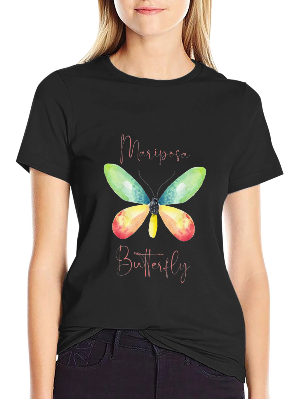 Mariposa Butterfly Graphic T-Shirt