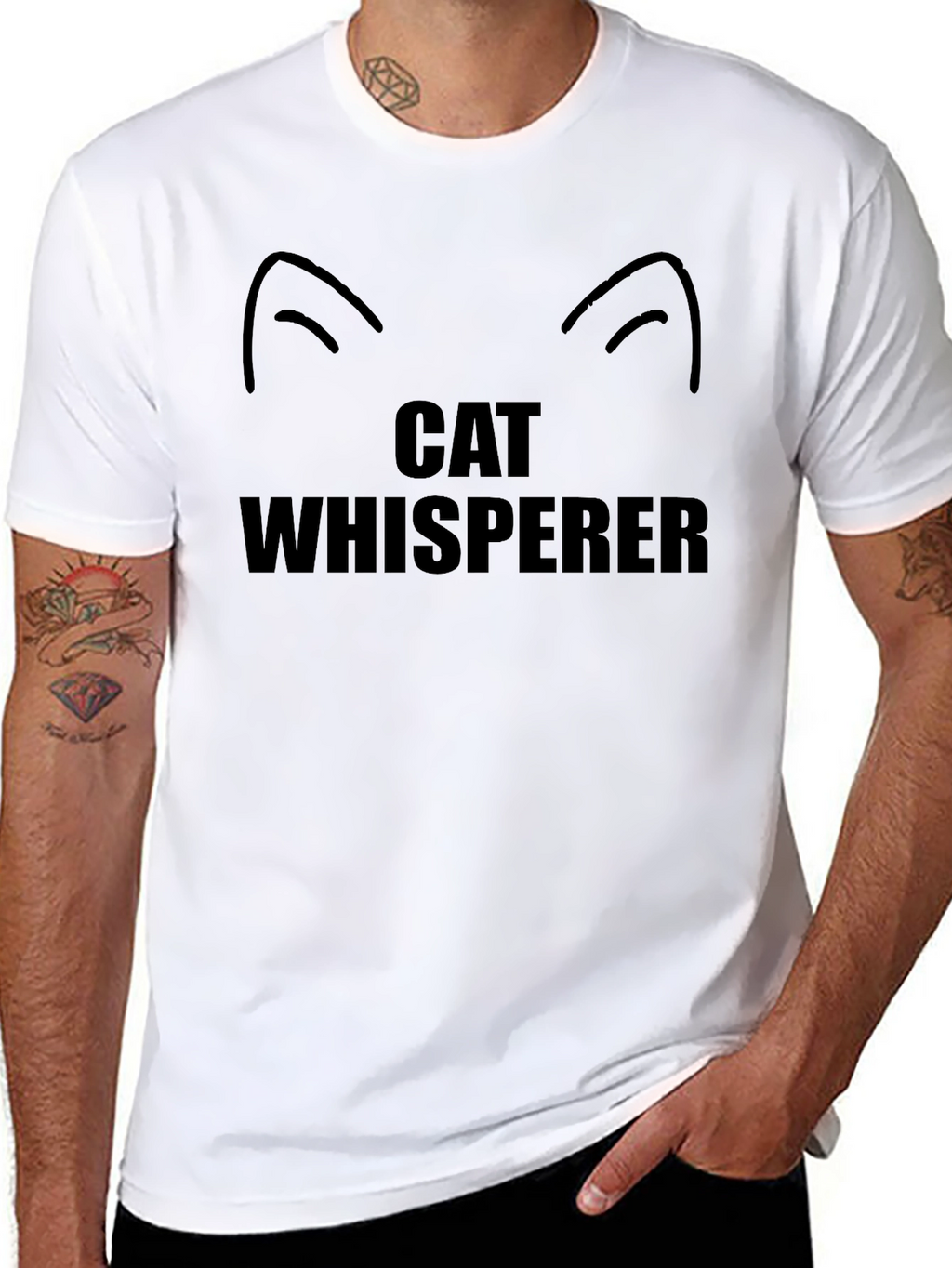 Cat Whisperer Graphic T-Shirt