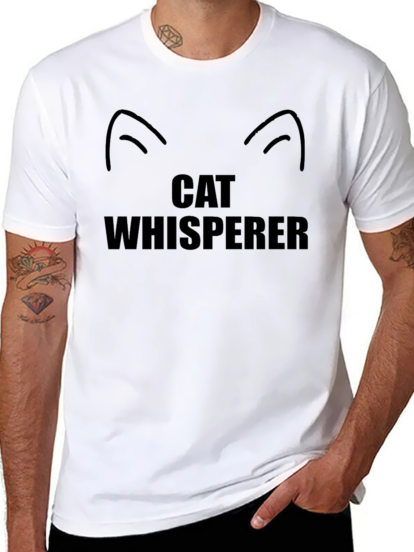 Cat Whisperer Graphic T-Shirt