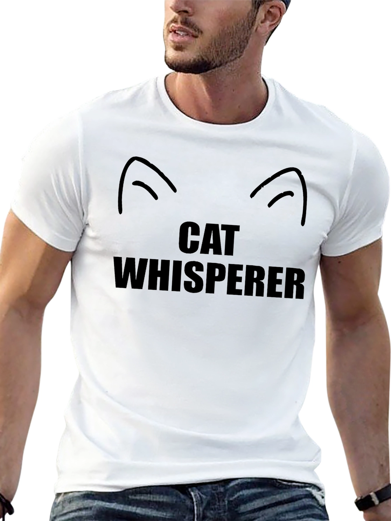 Cat Whisperer Graphic T-Shirt